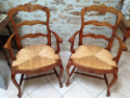 old pair of Louis XV Carver chairs